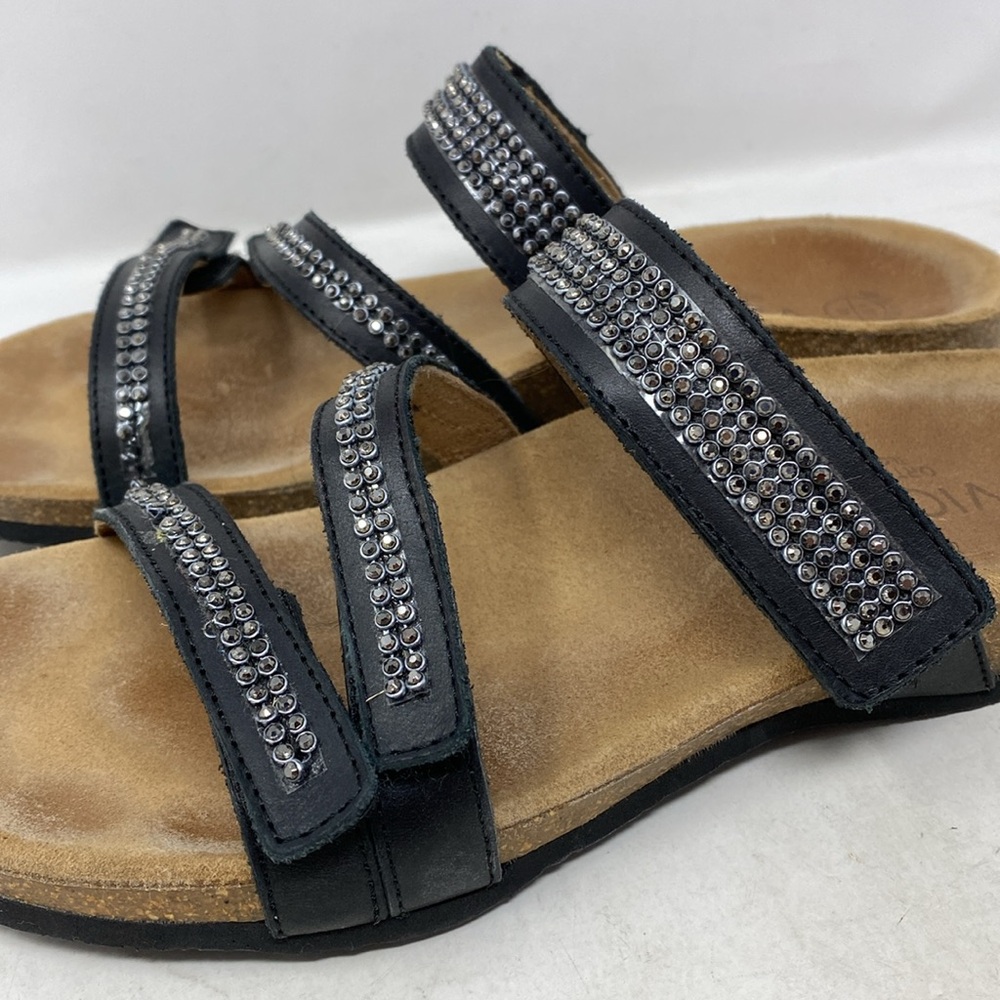 Vionic Afton Black Rhinestone Adjustable Sandals - image 7